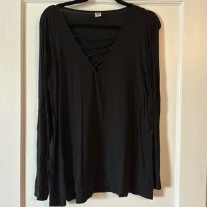 Medium Old Navy Black Long Sleeve.